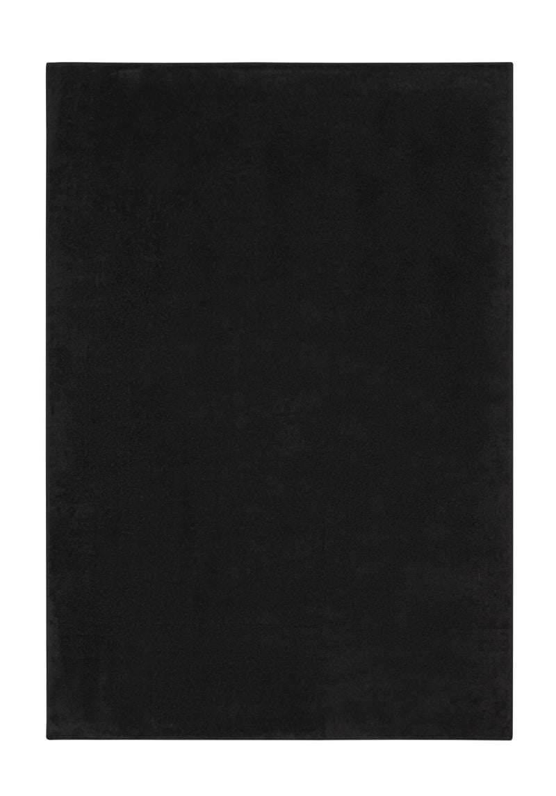 5' X 7' Black Stain Resistant Indoor Outdoor Area Rug Homeroots Outdoor