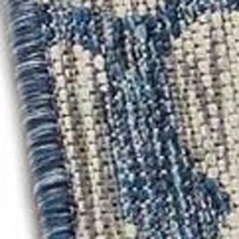 5' X 7' Blue And Gray Indoor Outdoor Area Rug Homeroots Outdoor