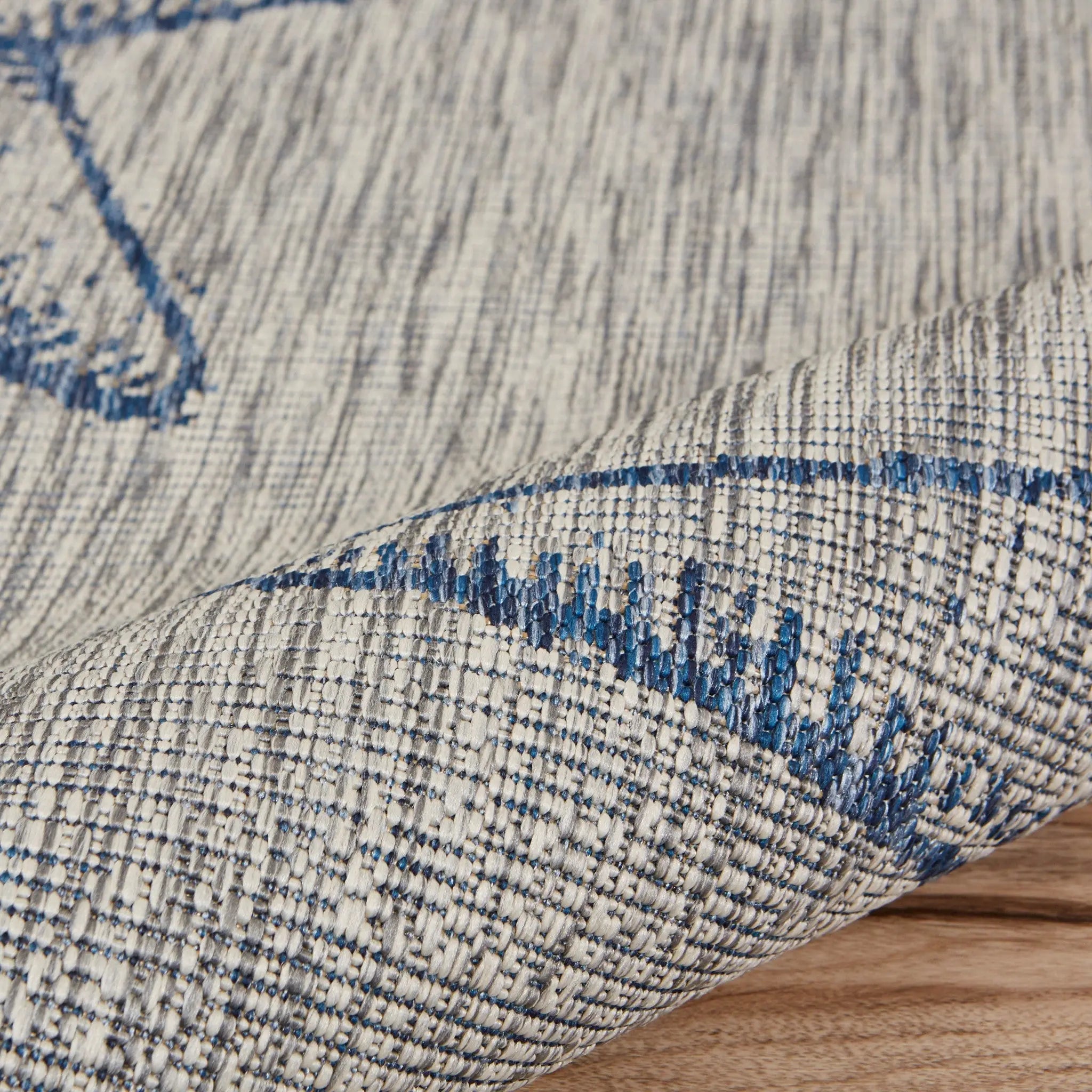 5' X 7' Blue And Gray Starfish Indoor Outdoor Area Rug Homeroots Outdoor