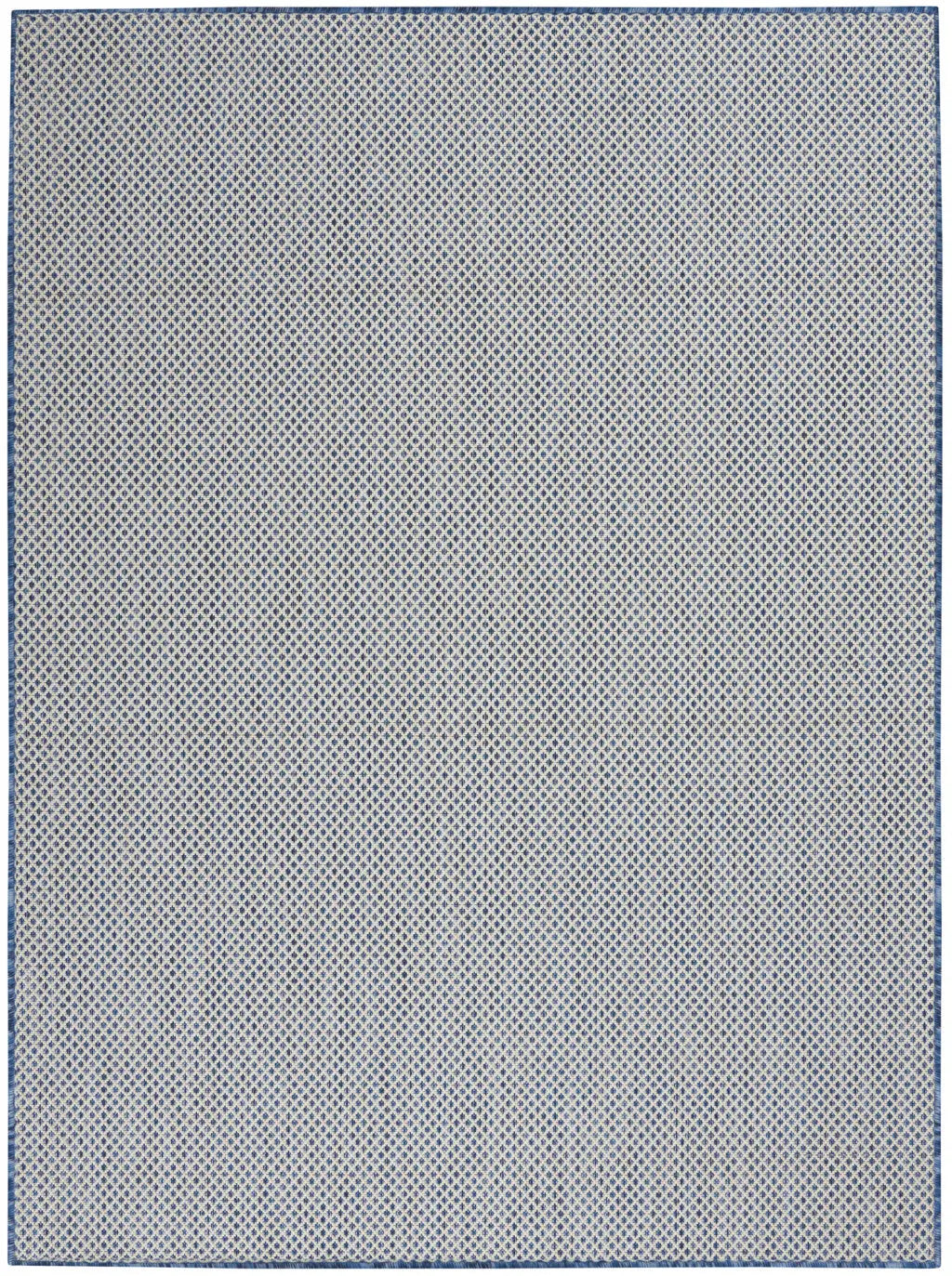 5' X 7' Blue Geometric Power Loom Area Rug Homeroots Outdoor
