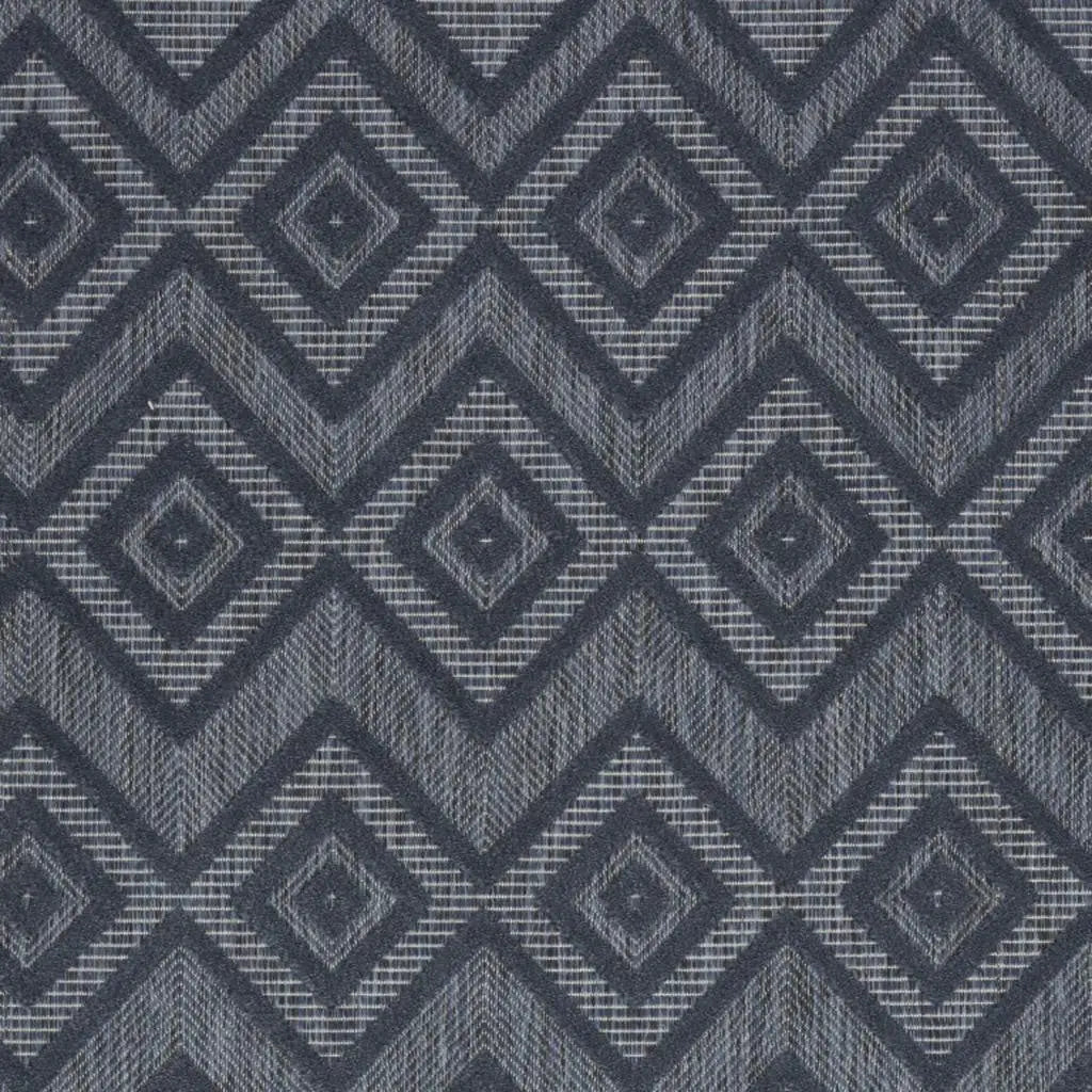5' X 7' Blue Indoor Outdoor Area Rug Homeroots Outdoor