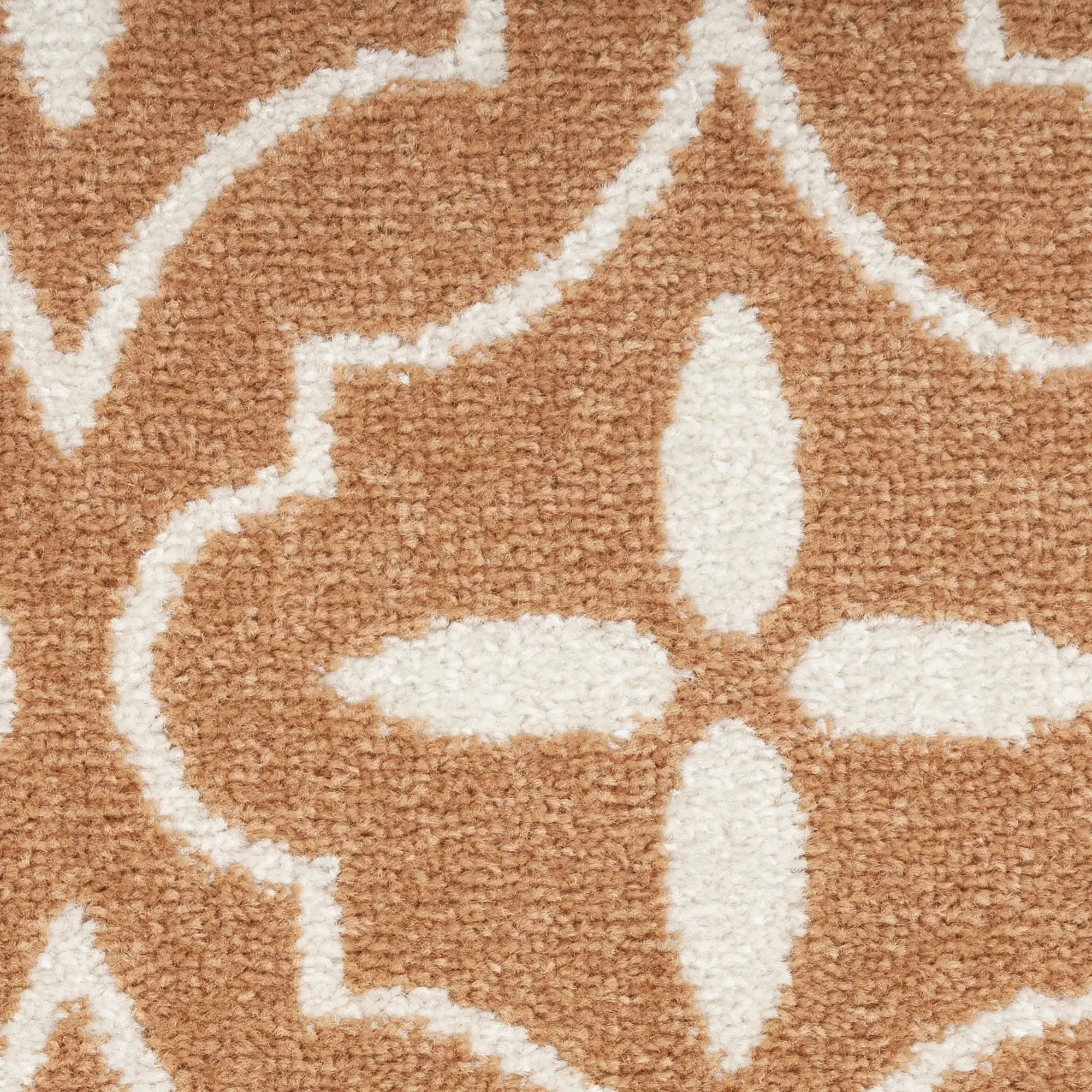 5' X 7' Copper Geometric Indoor Outdoor Area Rug Homeroots Outdoor