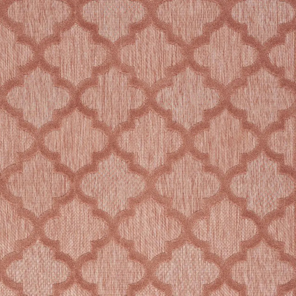 5' X 7' Coral Indoor Outdoor Area Rug Homeroots Outdoor