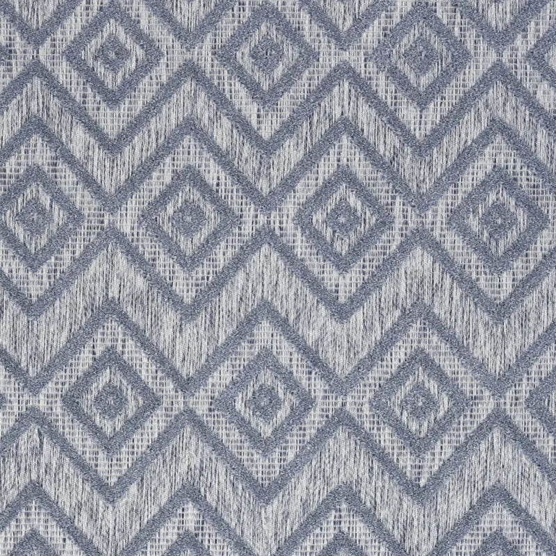 5' X 7' Denim Blue Indoor Outdoor Area Rug Homeroots Outdoor