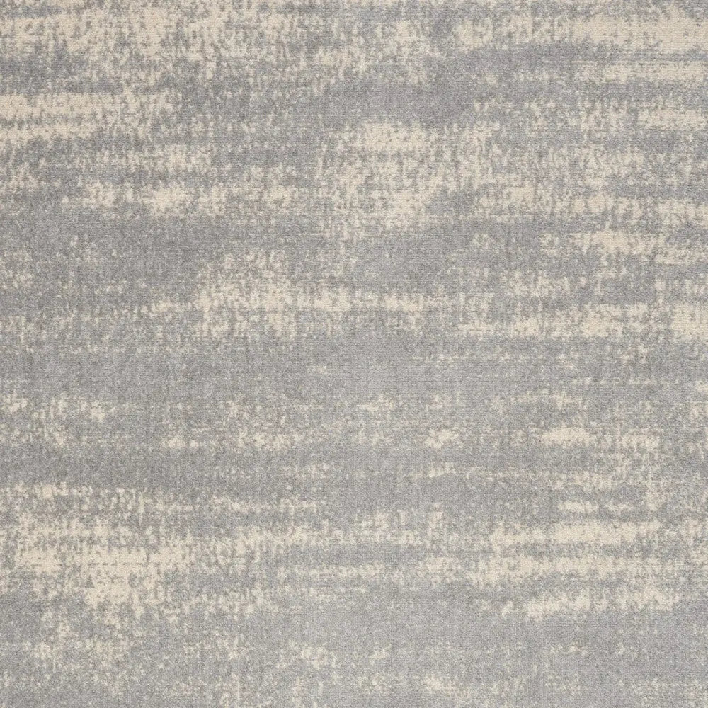 5' X 7' Gray And Beige Abstract Indoor Outdoor Area Rug Homeroots Outdoor