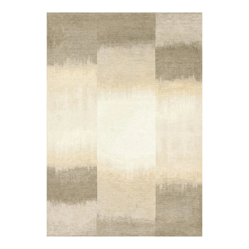 5' X 7' Gray And White Abstract Washable Area Rug With UV Protection Homeroots Home Decor