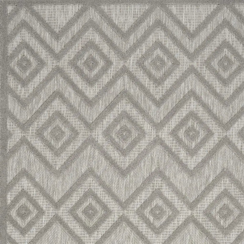 5' X 7' Gray Indoor Outdoor Area Rug - GreatEagleInc
