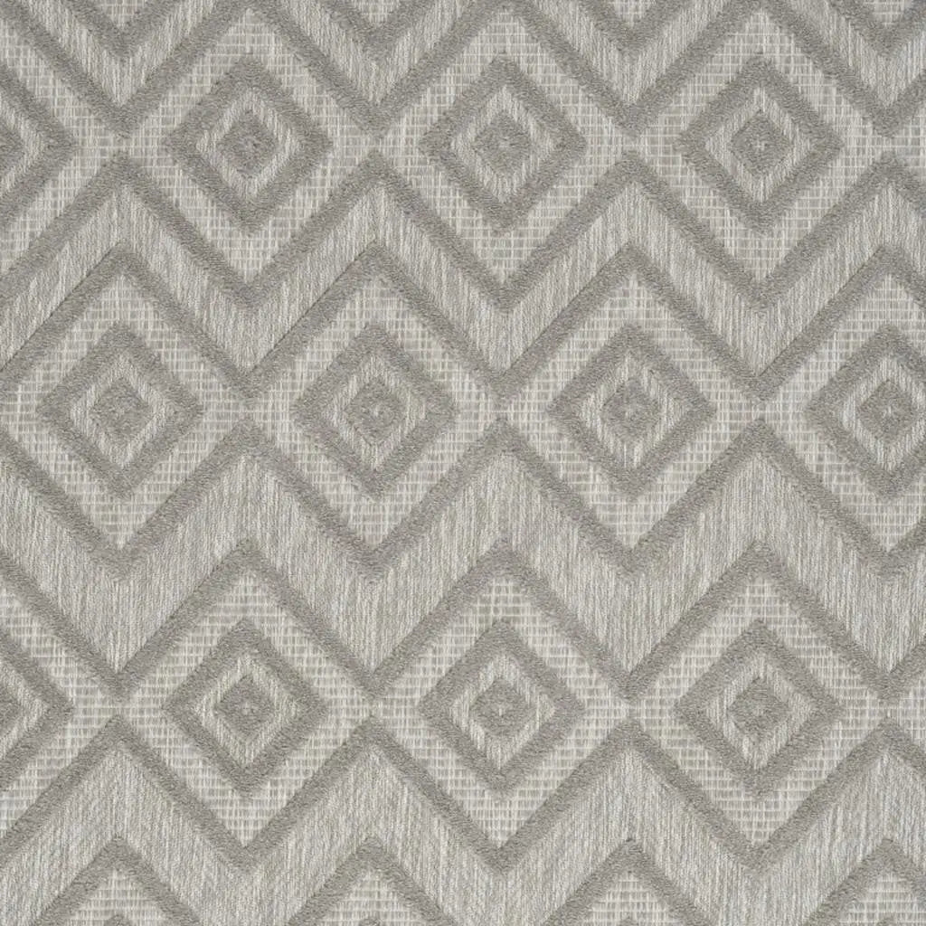 5' X 7' Gray Indoor Outdoor Area Rug - GreatEagleInc