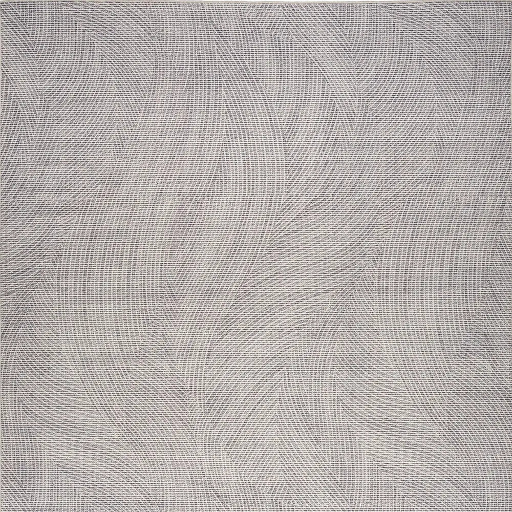 5' X 7' Gray and Ivory Abstract Power Loom Washable Non Skid Area Rug Homeroots Home Decor