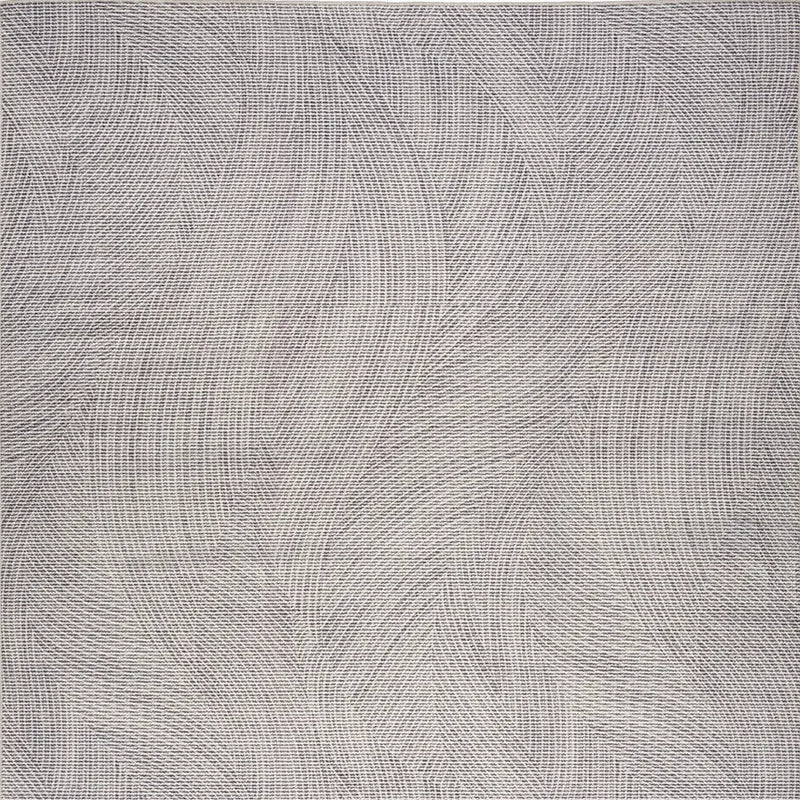 5' X 7' Gray and Ivory Abstract Power Loom Washable Non Skid Area Rug Homeroots Home Decor