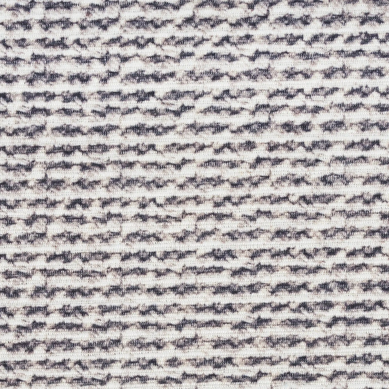 5' X 7' Gray and Ivory Abstract Power Loom Washable Non Skid Area Rug Homeroots Home Decor