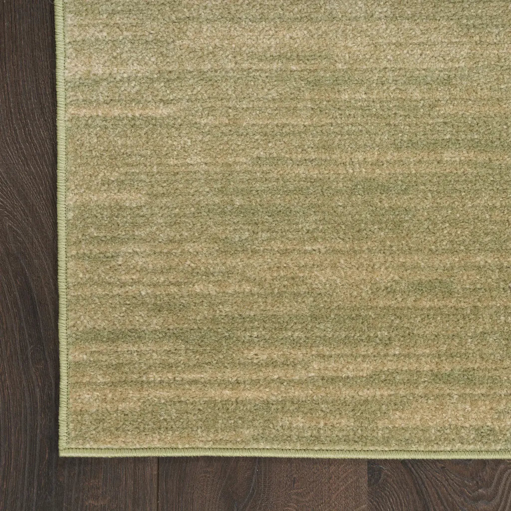 5' X 7' Green And Gold Abstract Indoor Outdoor Area Rug Homeroots Outdoor