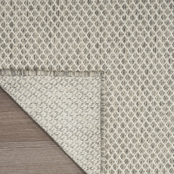 5' X 7' Ivory Geometric Power Loom Area Rug - GreatEagleInc
