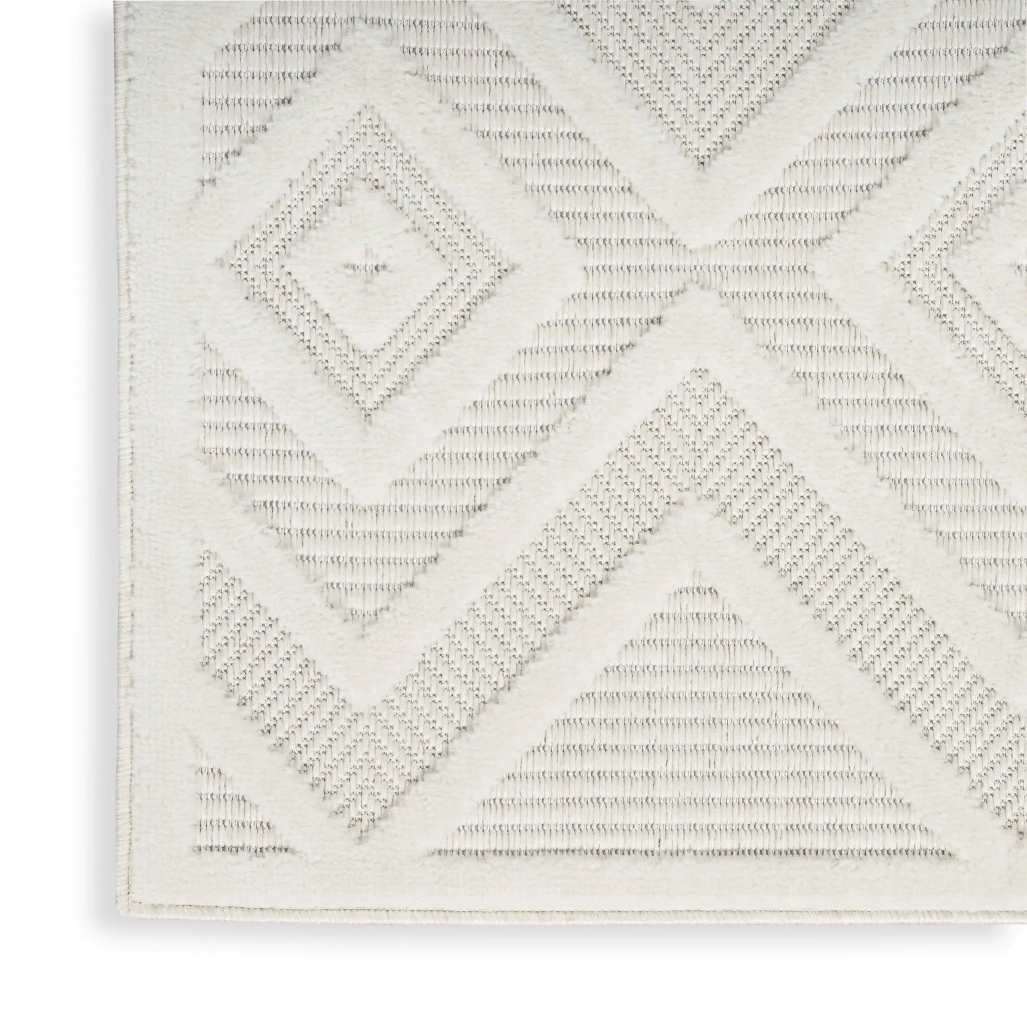 5' X 7' Ivory Indoor Outdoor Area Rug - GreatEagleInc