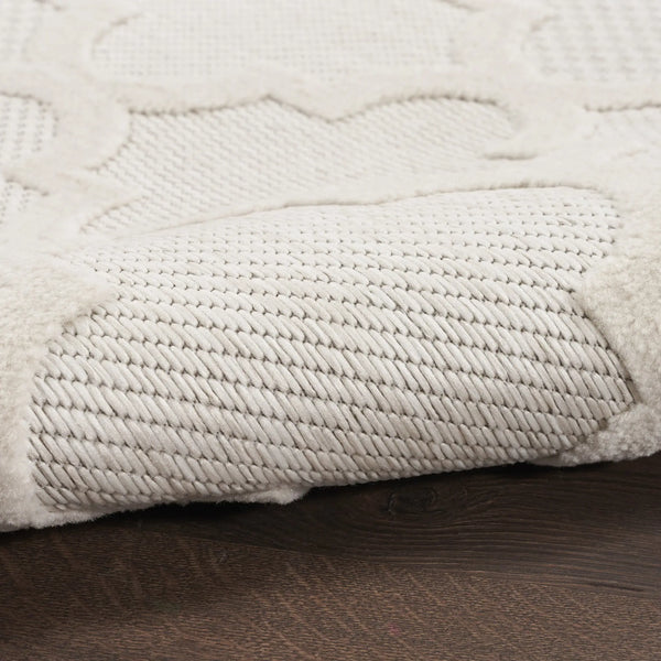 5' X 7' Ivory Indoor Outdoor Area Rug Homeroots Outdoor