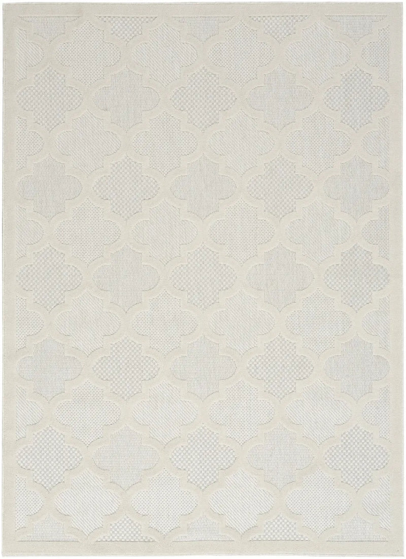 5' X 7' Ivory Indoor Outdoor Area Rug Homeroots Outdoor