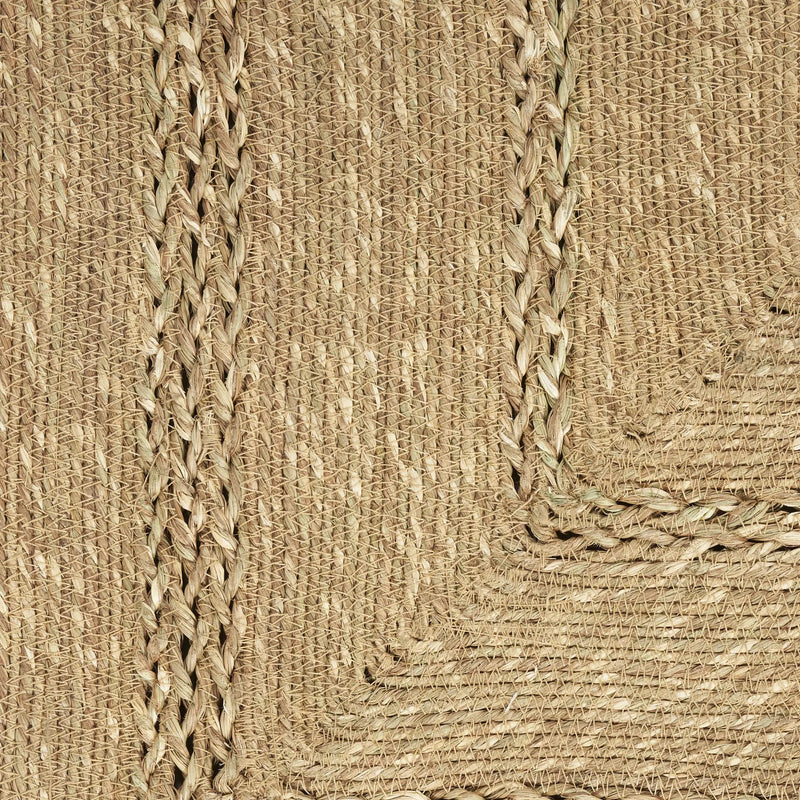 5' X 7' Natural And Brown Handmade Indoor Outdoor Area Rug Homeroots Outdoor