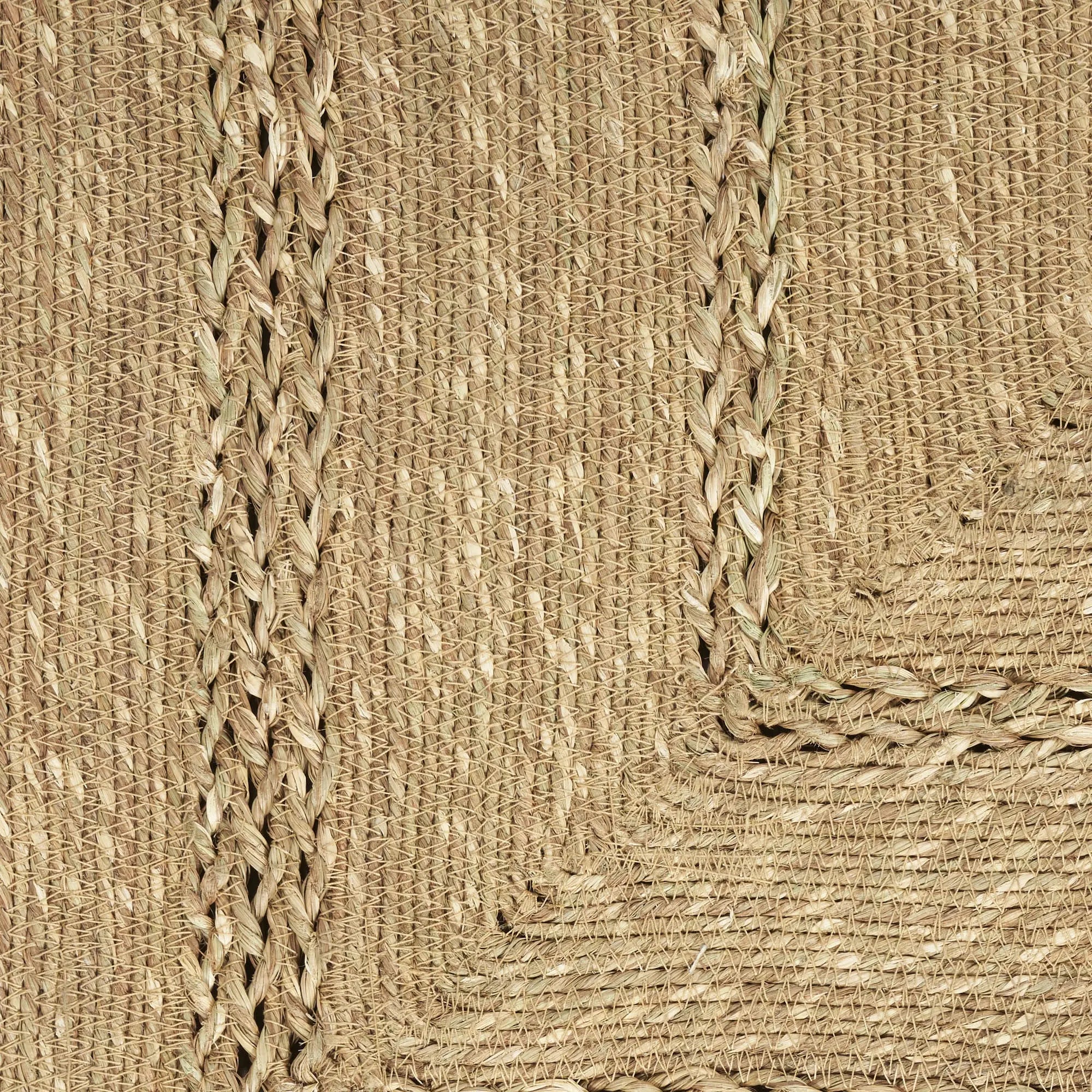 5' X 7' Natural And Brown Handmade Indoor Outdoor Area Rug Homeroots Outdoor