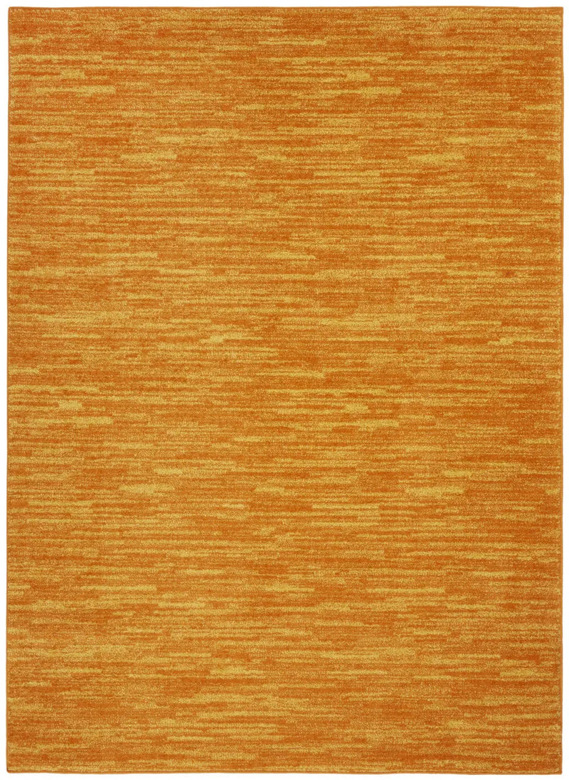 5' X 7' Orange Indoor Outdoor Area Rug Homeroots Outdoor
