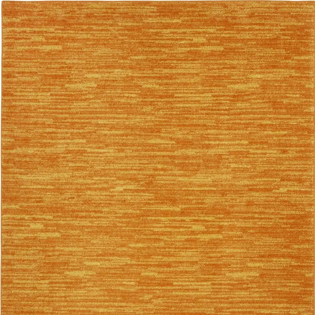 5' X 7' Orange Indoor Outdoor Area Rug Homeroots Outdoor