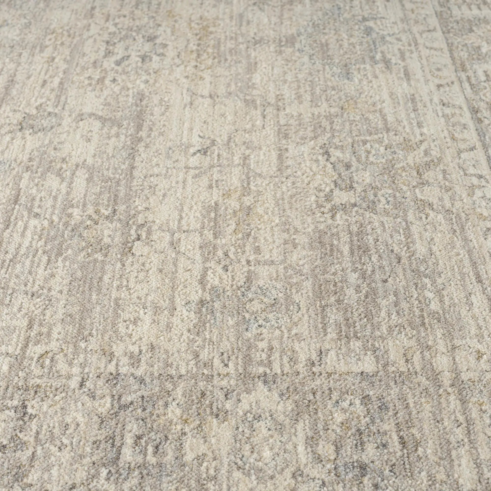 5' X 8' Beige And Blue Abstract Area Rug Homeroots Home Decor