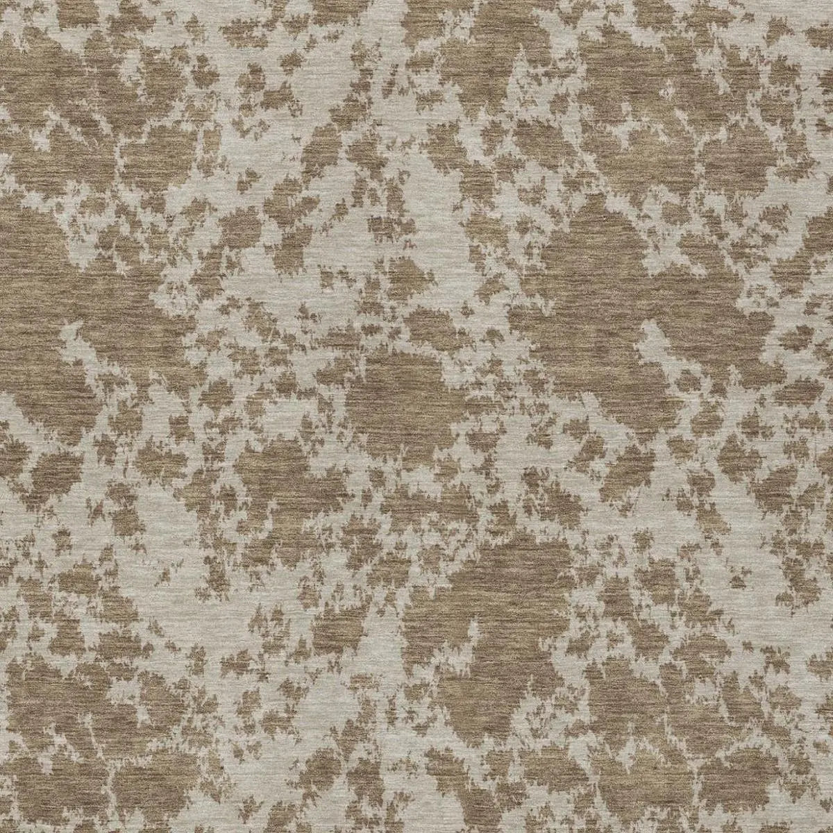 5' X 8' Beige And Brown Abstract Washable Indoor Outdoor Area Rug Homeroots Outdoor