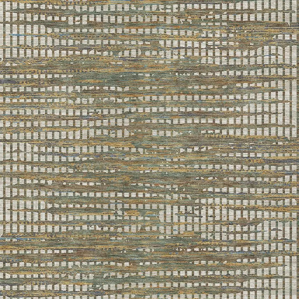 5' X 8' Beige And Brown Abstract Washable Indoor Outdoor Area Rug Homeroots Outdoor