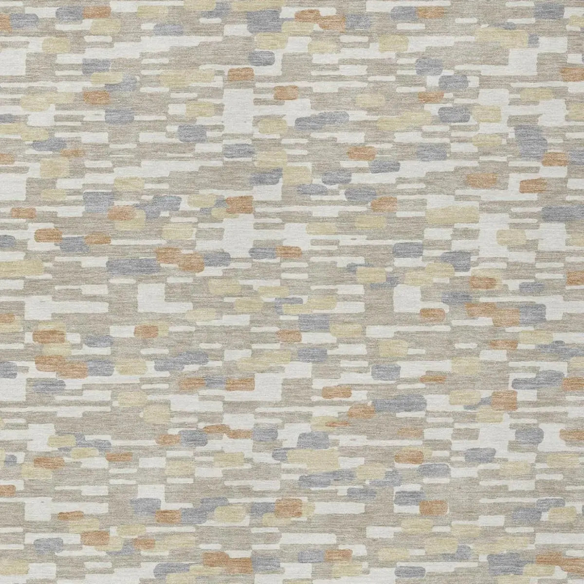 5' X 8' Beige And Brown Geometric Washable Indoor Outdoor Area Rug Homeroots Outdoor