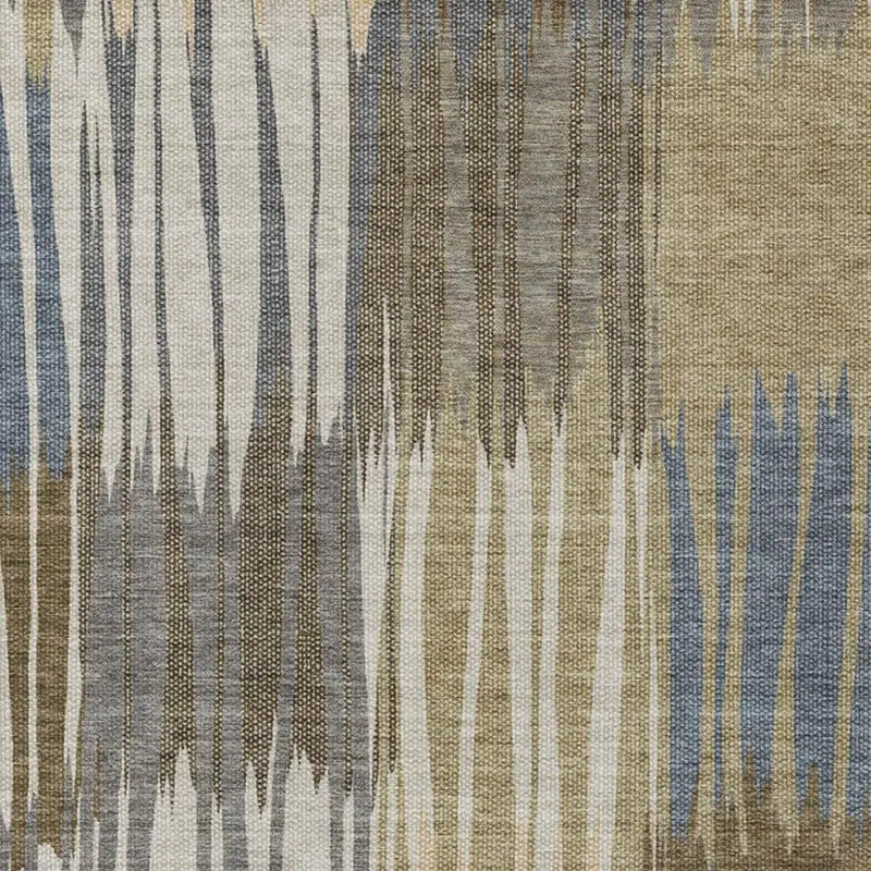 5' X 8' Beige And Brown Striped Washable Indoor Outdoor Area Rug Homeroots Outdoor