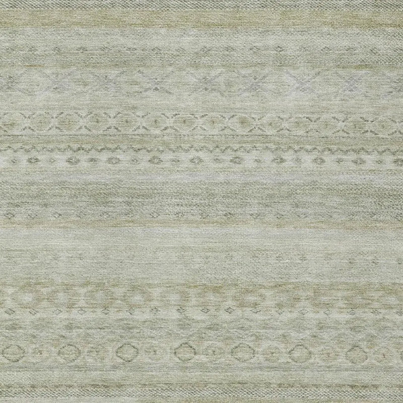 5' X 8' Beige And Brown Striped Washable Indoor Outdoor Area Rug Homeroots Outdoor