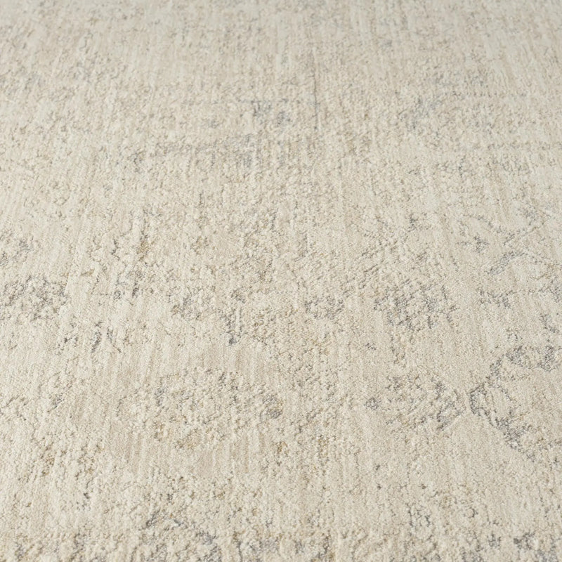 5' X 8' Beige And Gray Abstract Area Rug Homeroots Home Decor