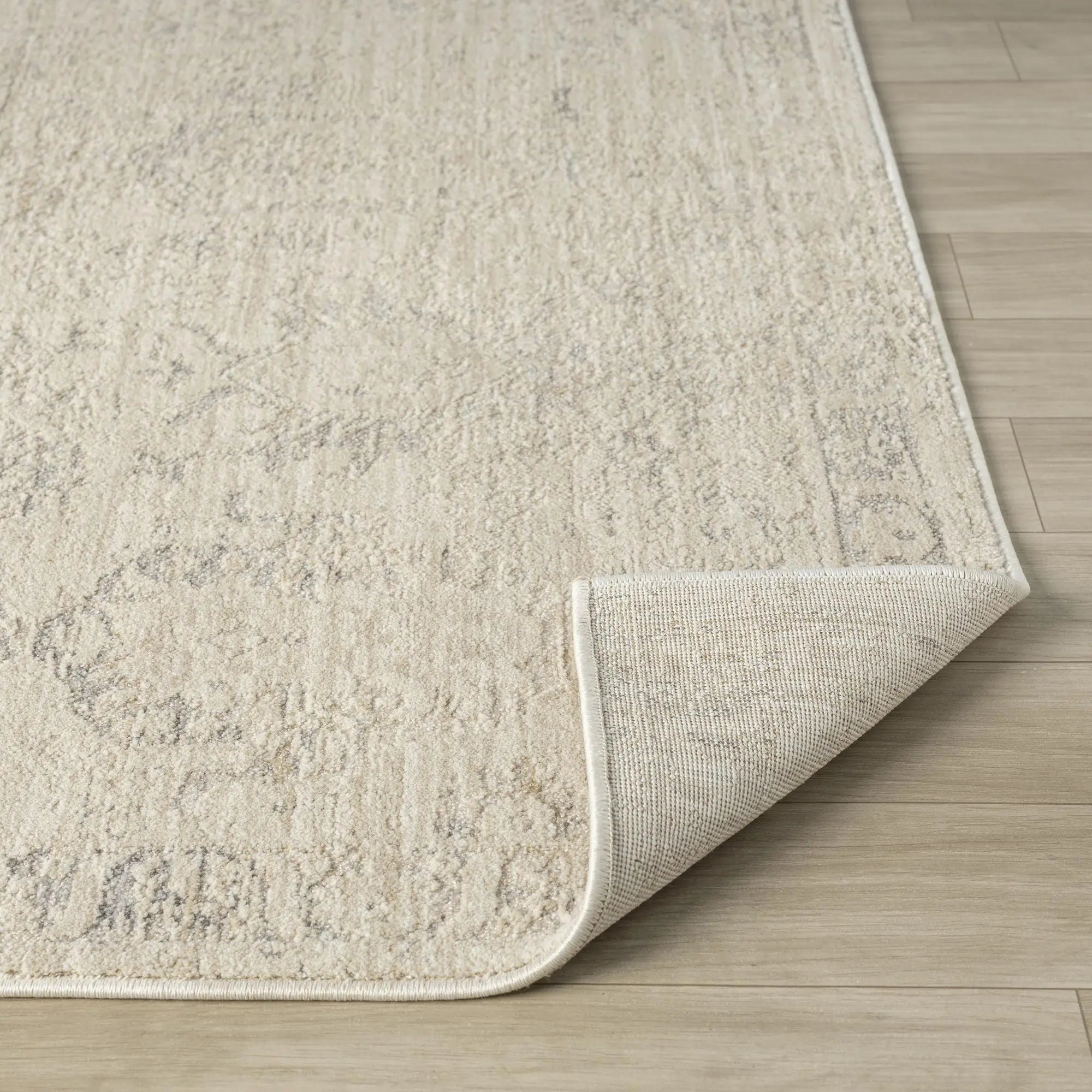 5' X 8' Beige And Gray Abstract Area Rug Homeroots Home Decor