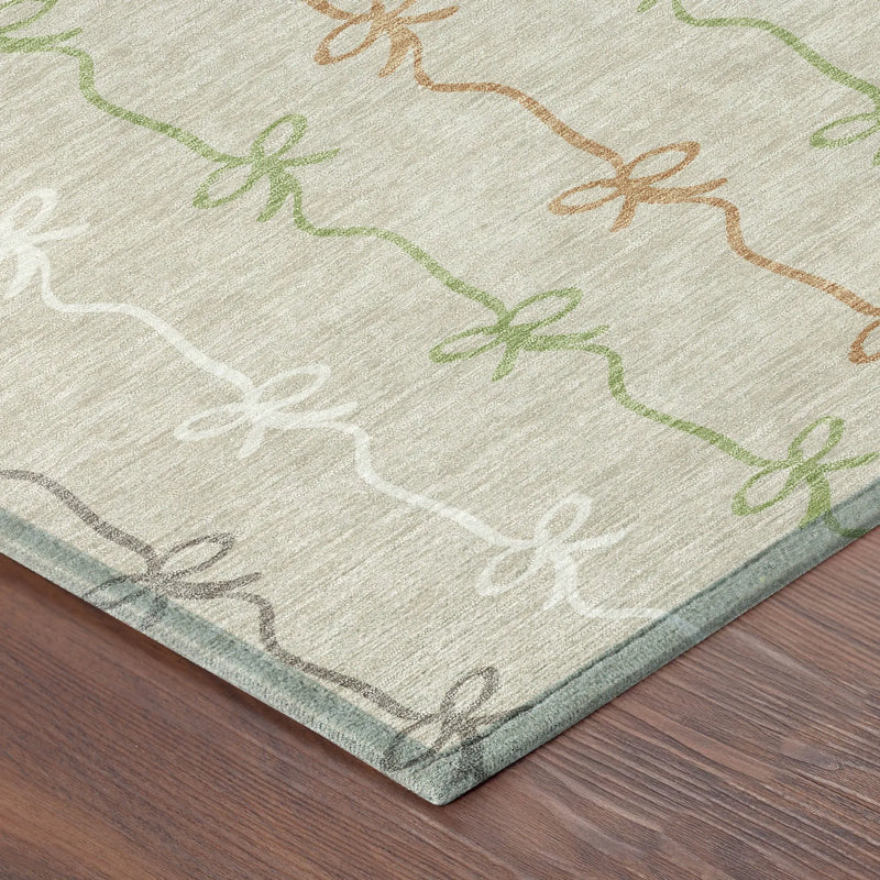 5' X 8' Beige And Gray Southwestern Washable Indoor Outdoor Area Rug Homeroots Outdoor