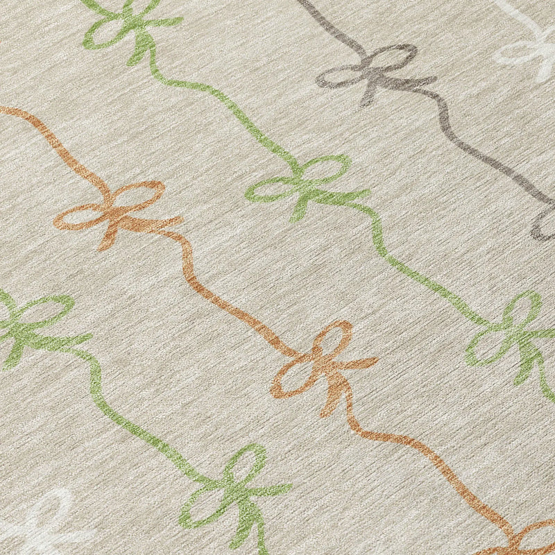 5' X 8' Beige And Gray Southwestern Washable Indoor Outdoor Area Rug Homeroots Outdoor