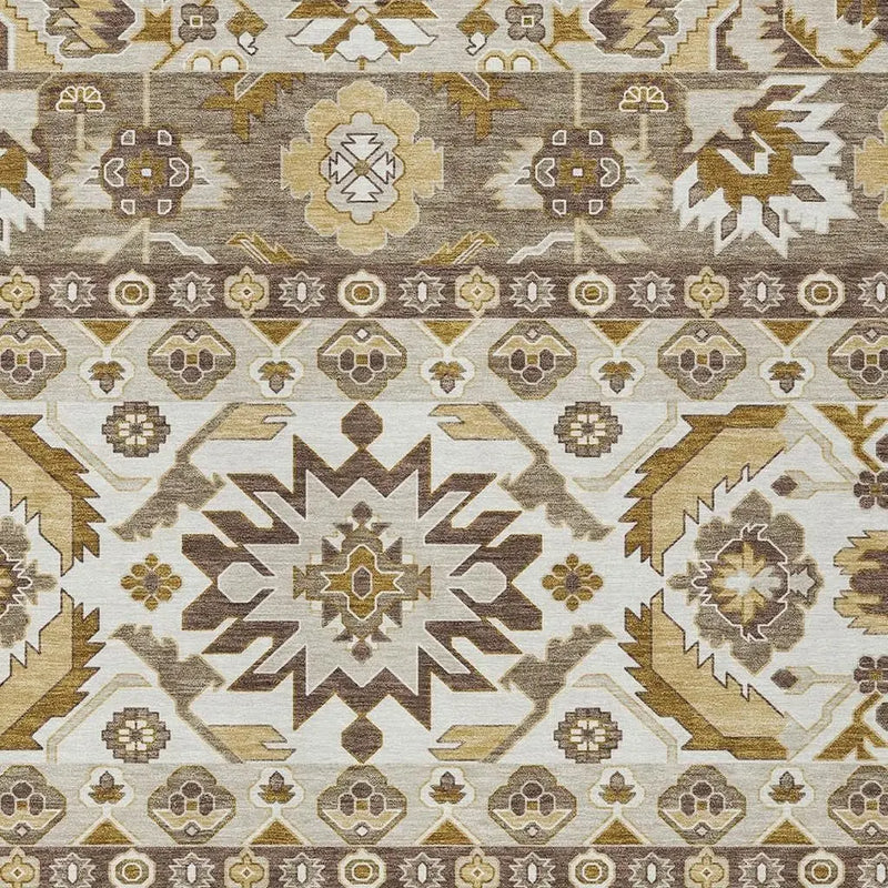 5' X 8' Beige And Ivory Cactus Washable Indoor Outdoor Area Rug Homeroots Outdoor