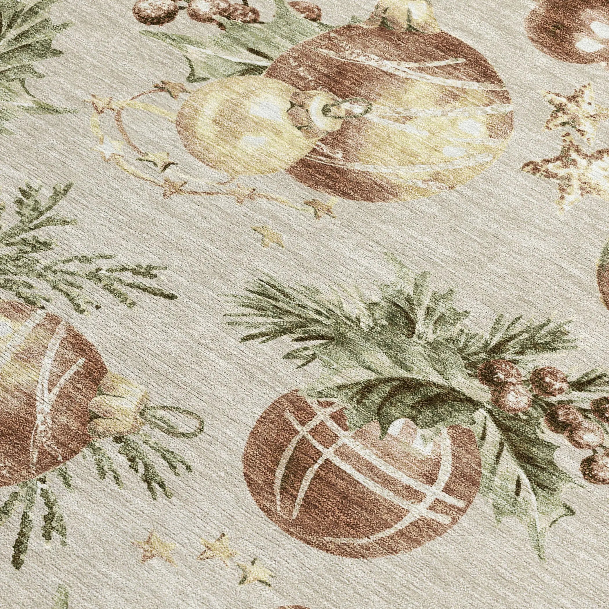 5' X 8' Beige Brown And Ivory Stars Washable Indoor Outdoor Area Rug Homeroots Outdoor