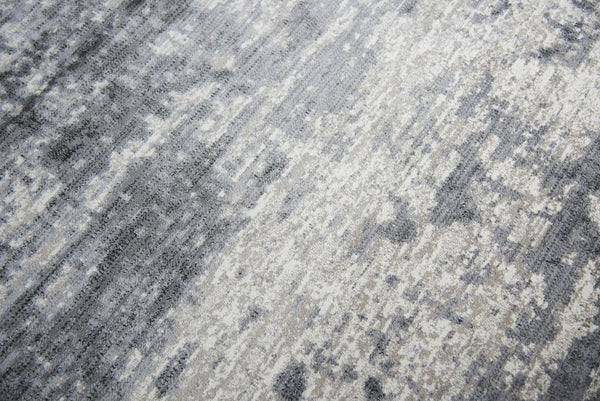 5' X 8' Beige Taupe Tan Gray And Dark Gray Abstract Area Rug Homeroots Home Decor