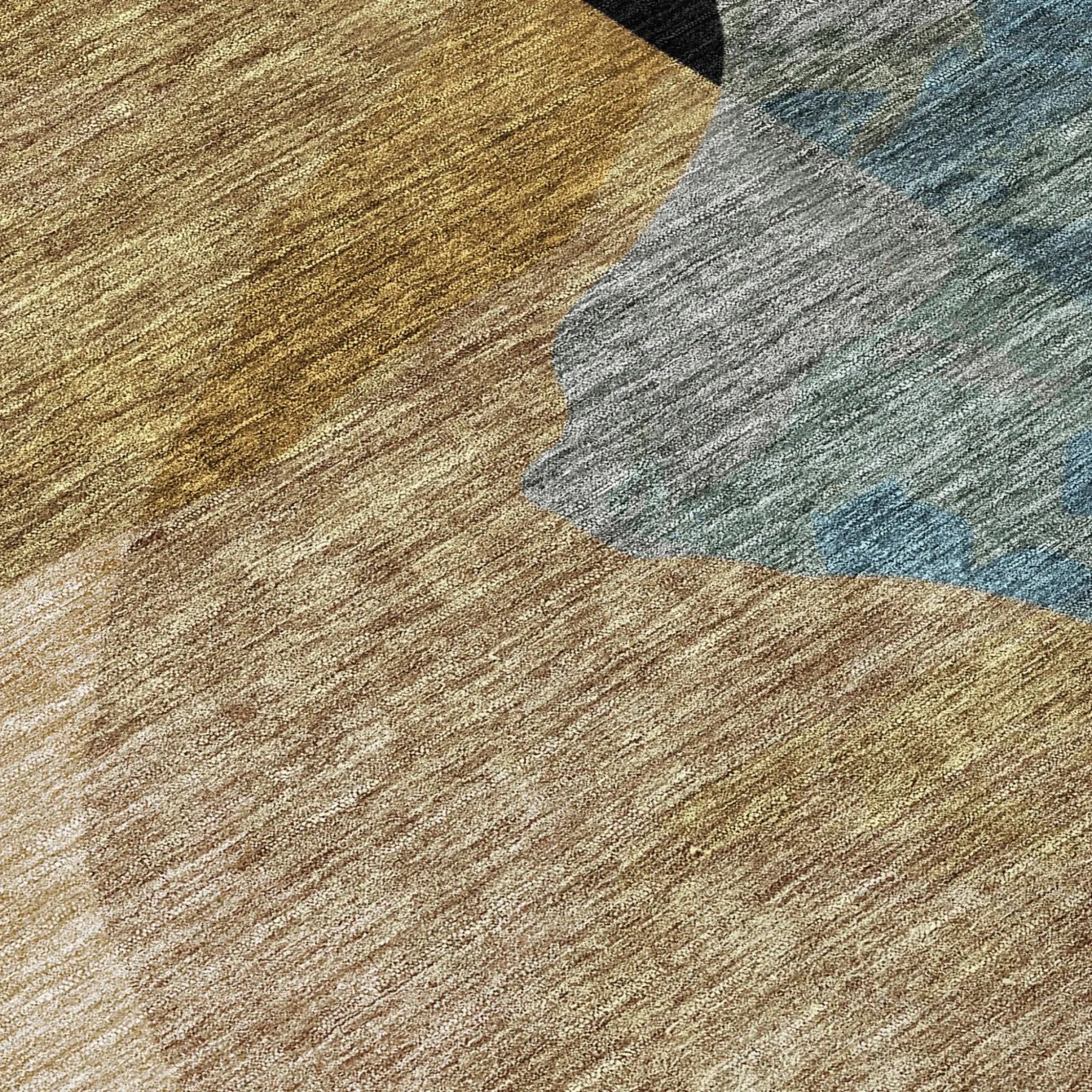 5' X 8' Black And Brown Abstract Washable Indoor Outdoor Area Rug Homeroots Outdoor