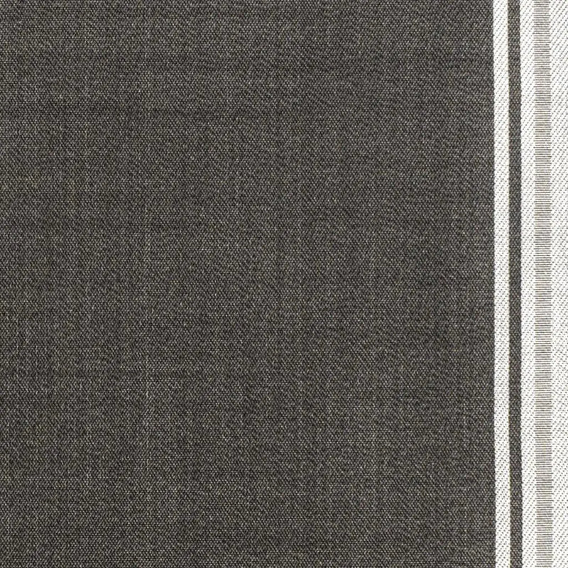 5' X 8' Black And Cream Striped Indoor Outdoor Area Rug Homeroots Outdoor