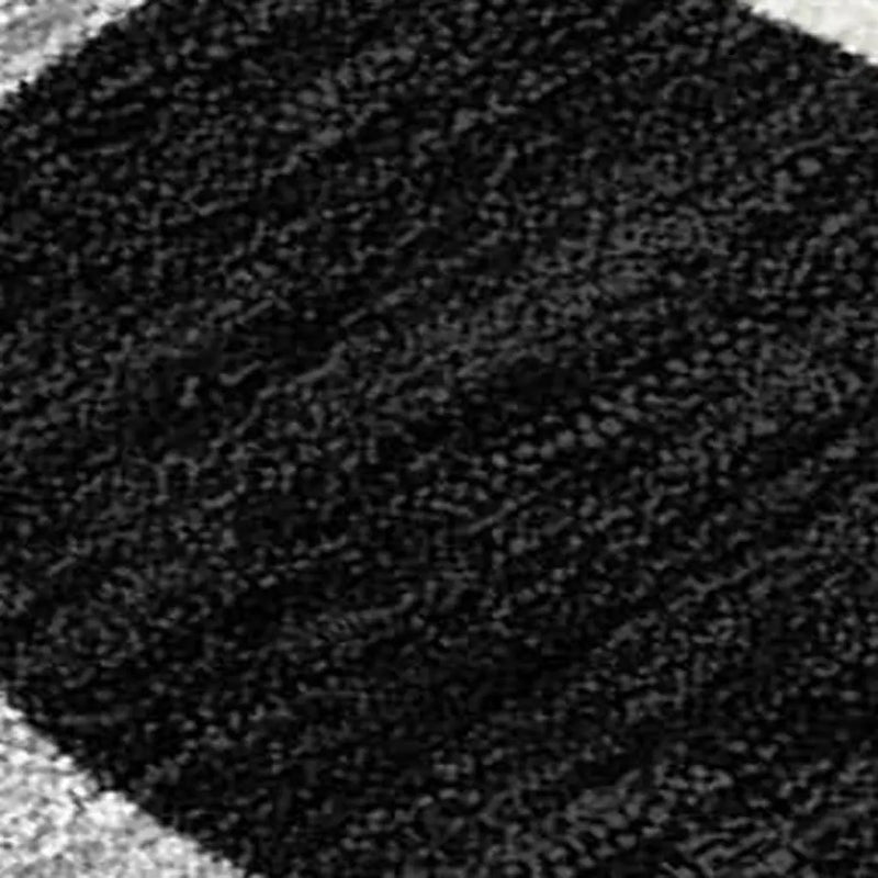 5' X 8' Black And Gray Abstract Washable Indoor Outdoor Area Rug Homeroots Outdoor
