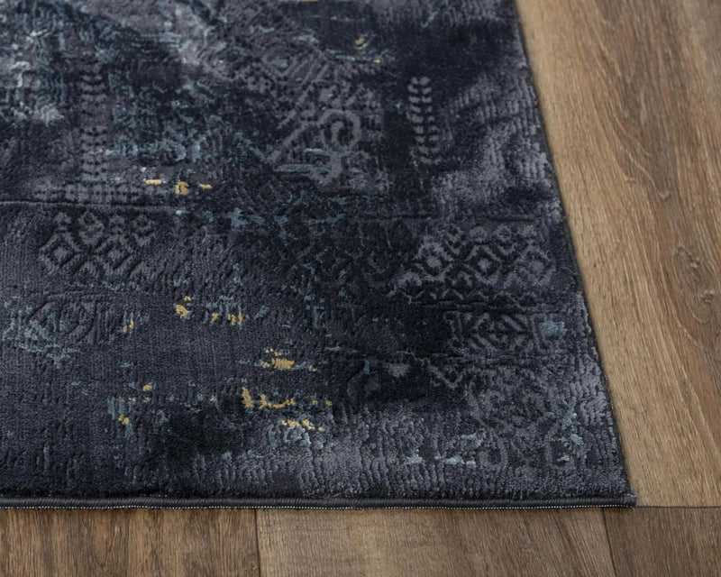 5' X 8' Black Gray Beige And Ivory Abstract Area Rug Homeroots Home Decor