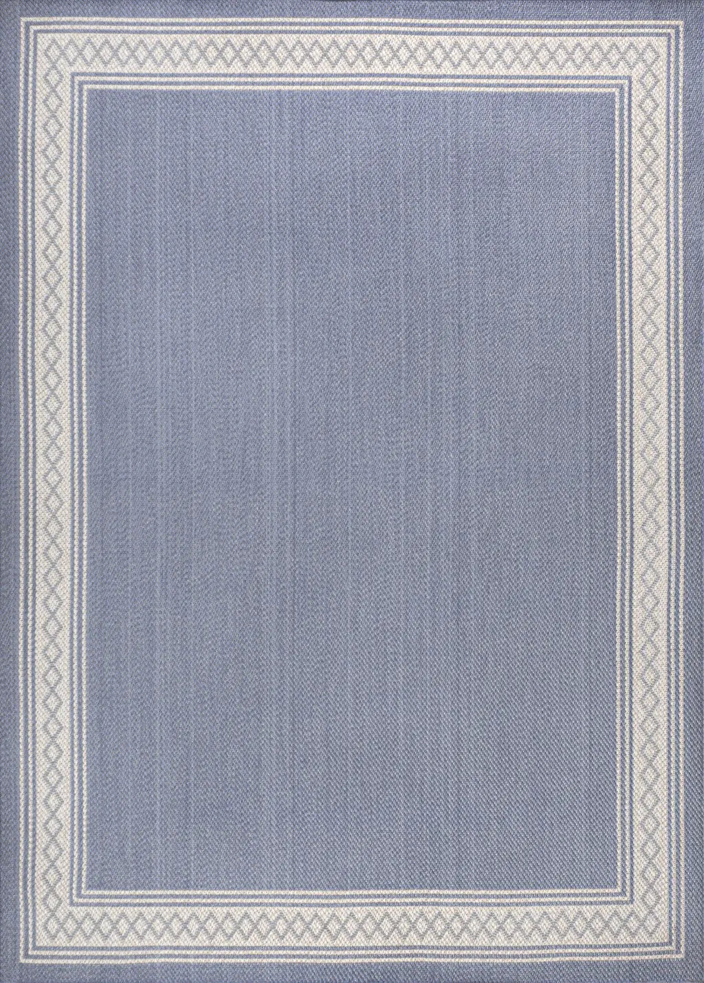 5' X 8' Blue And Cream Indoor Outdoor Area Rug Homeroots Outdoor
