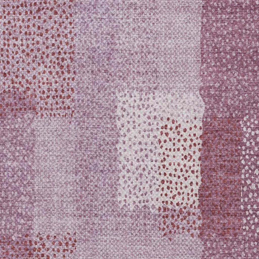 5' X 8' Blush And Pink Abstract Washable Indoor Outdoor Area Rug Homeroots Outdoor