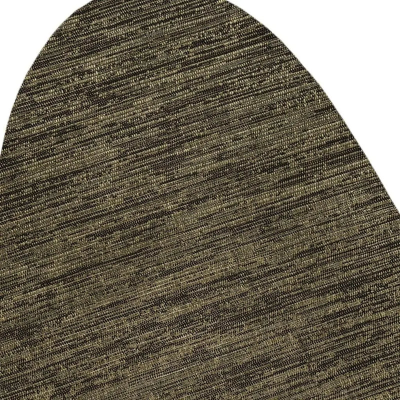 5' X 8' Brown And Black Medallion Indoor Outdoor Area Rug Homeroots Outdoor