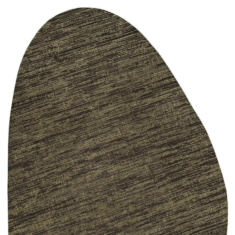 5' X 8' Brown And Black Medallion Indoor Outdoor Area Rug Homeroots Outdoor