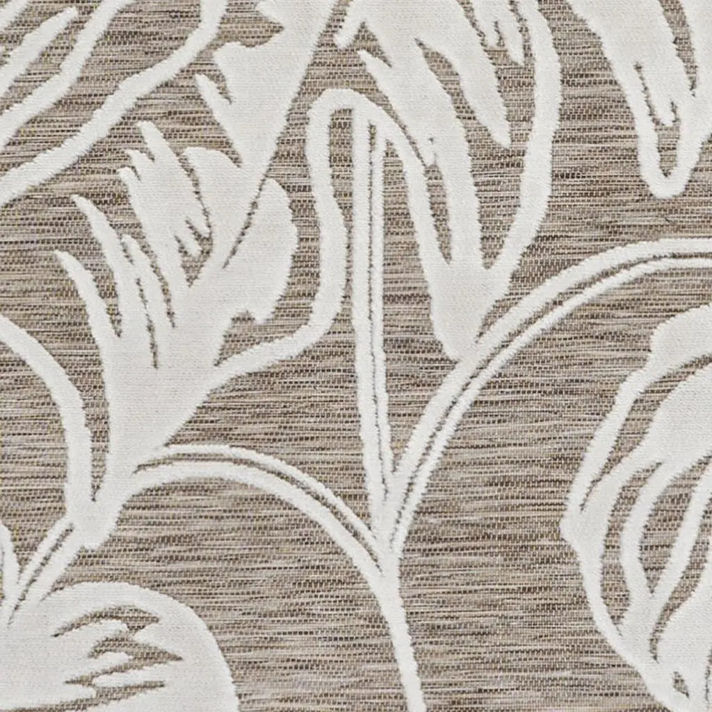5' X 8' Brown And Ivory Floral Indoor Outdoor Area Rug Homeroots Outdoor