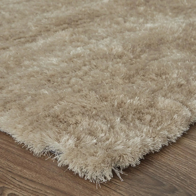 5' X 8' Brown And Tan Shag Hand Tufted Area Rug Homeroots Home Decor