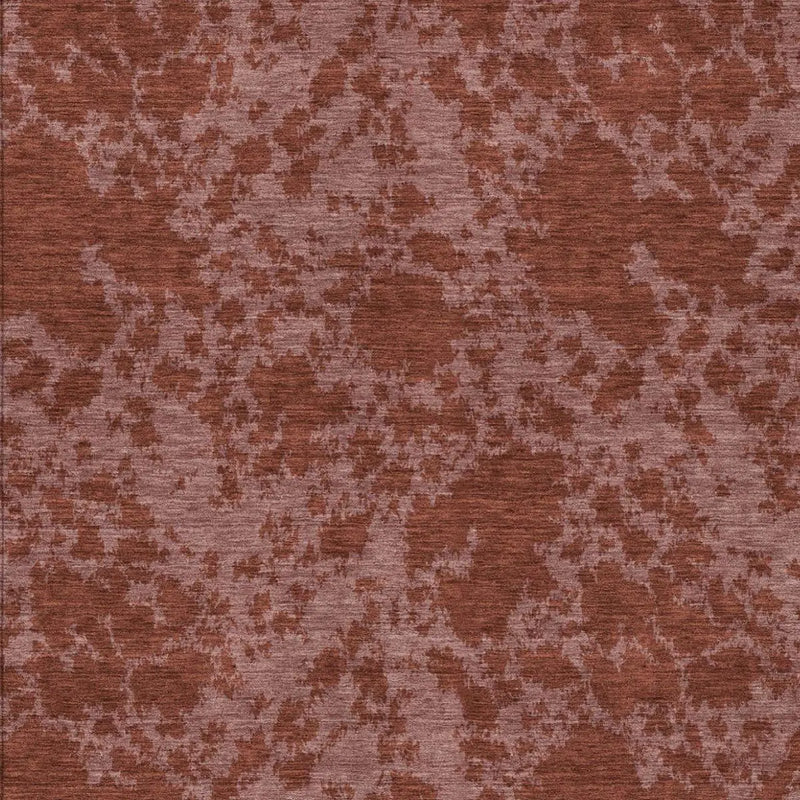 5' X 8' Burgundy And Red Abstract Washable Indoor Outdoor Area Rug Homeroots Outdoor