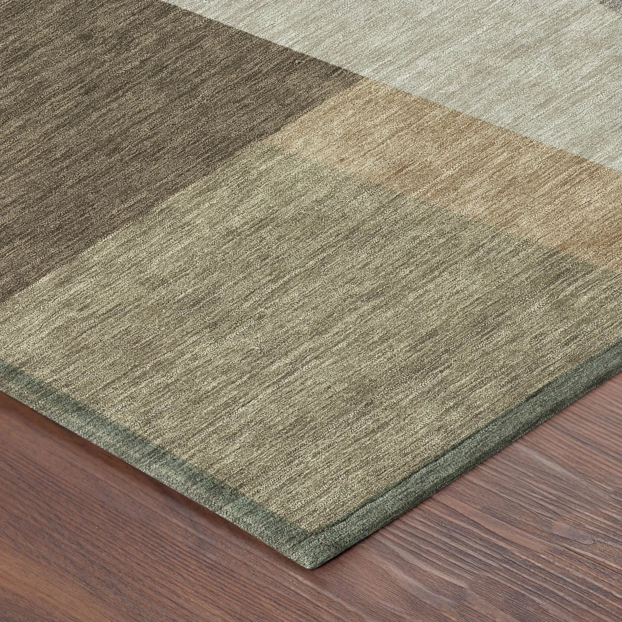 5' X 8' Chocolate And Beige Geometric Washable Indoor Outdoor Area Rug Homeroots Outdoor