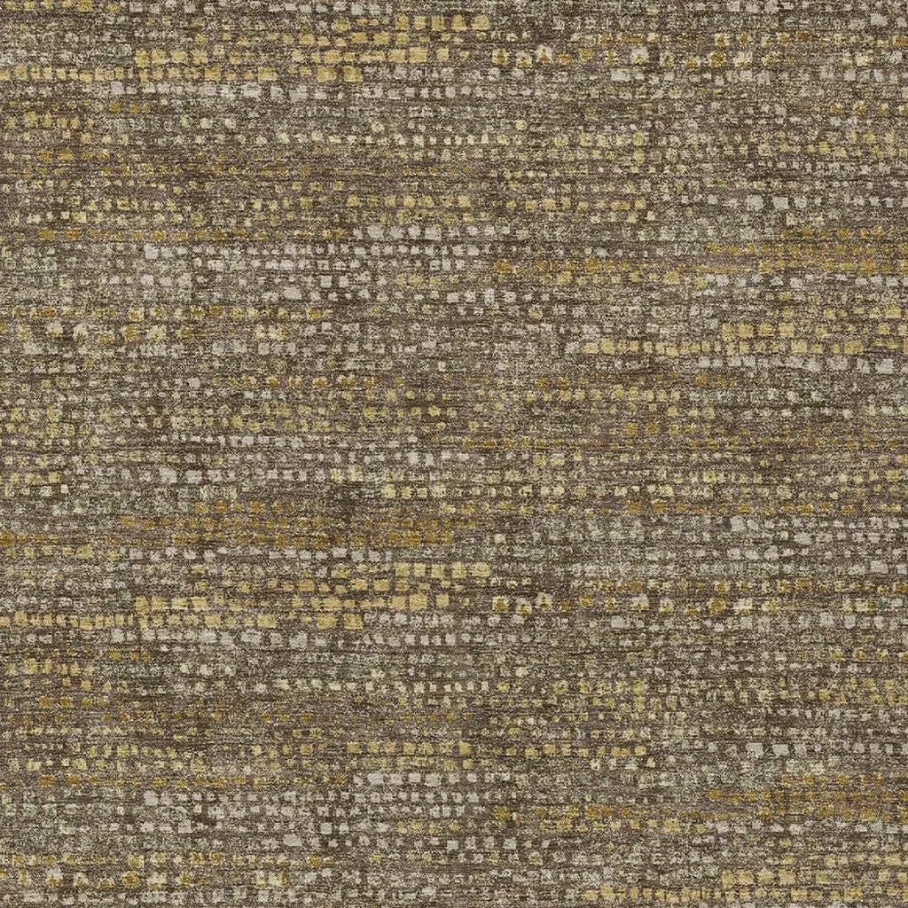 5' X 8' Chocolate And Brown Abstract Washable Indoor Outdoor Area Rug Homeroots Outdoor